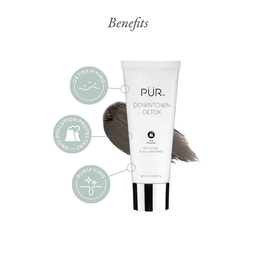 Downtown Detox Detoxifying Black Lemon Face Mask - Image 3