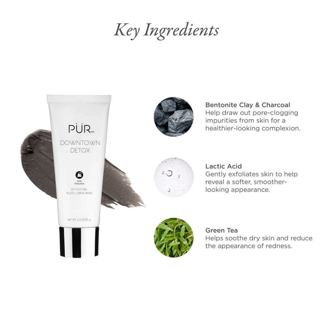 Downtown Detox Detoxifying Black Lemon Face Mask - Image 4